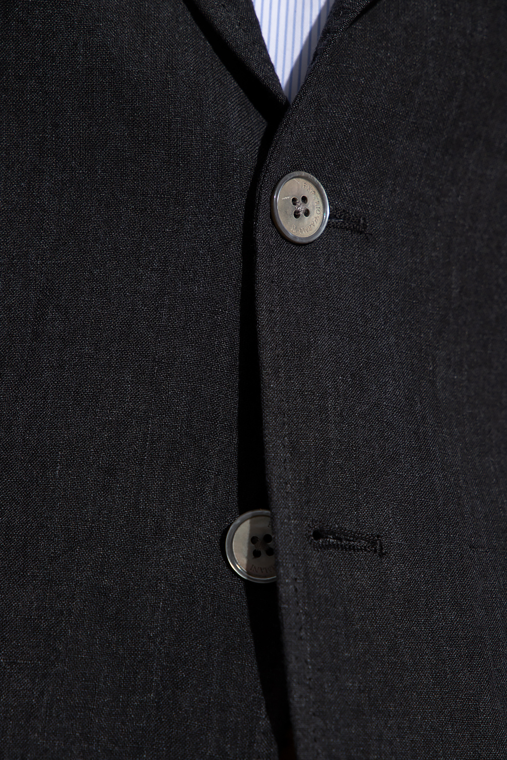 Linen jacket with belt brand EMPORIO ARMANI